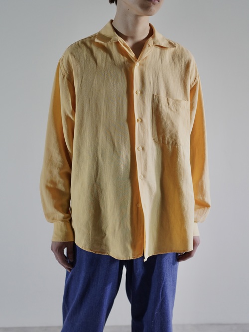 J.RIGGINGS Shark collar Linen cotton shirt
