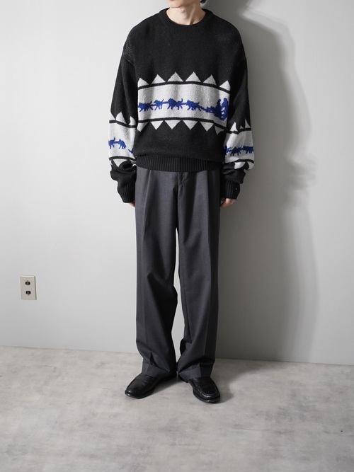 1990's JOCKEY Acryl knit design sweater
