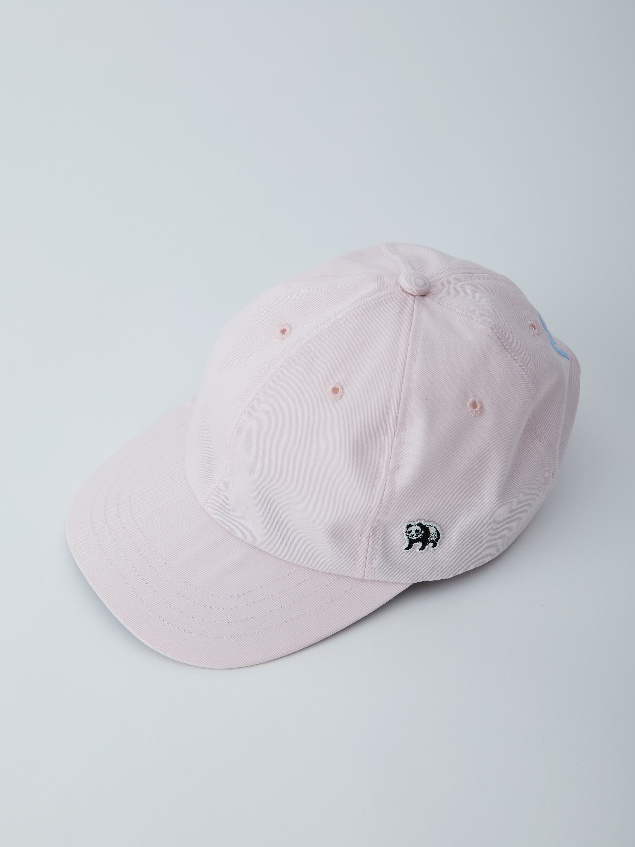 My Panda Online Shop ワンポイント パンダキャップ Lt Pink Lt Gray