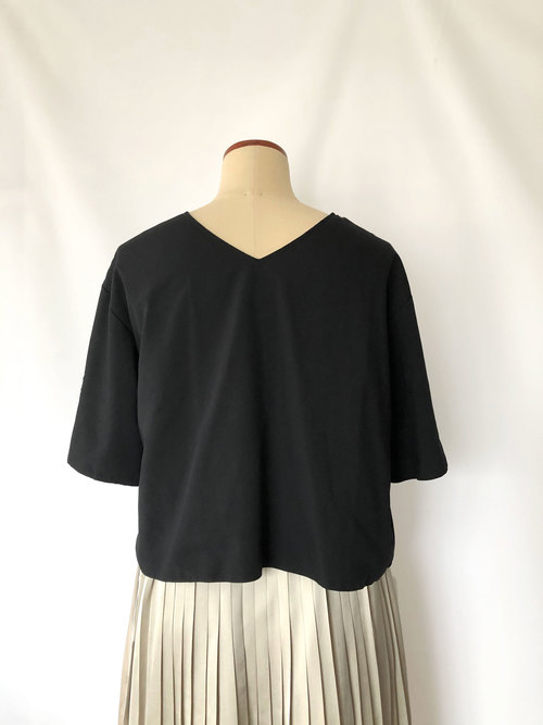 Flare Point - Blouse - Black -