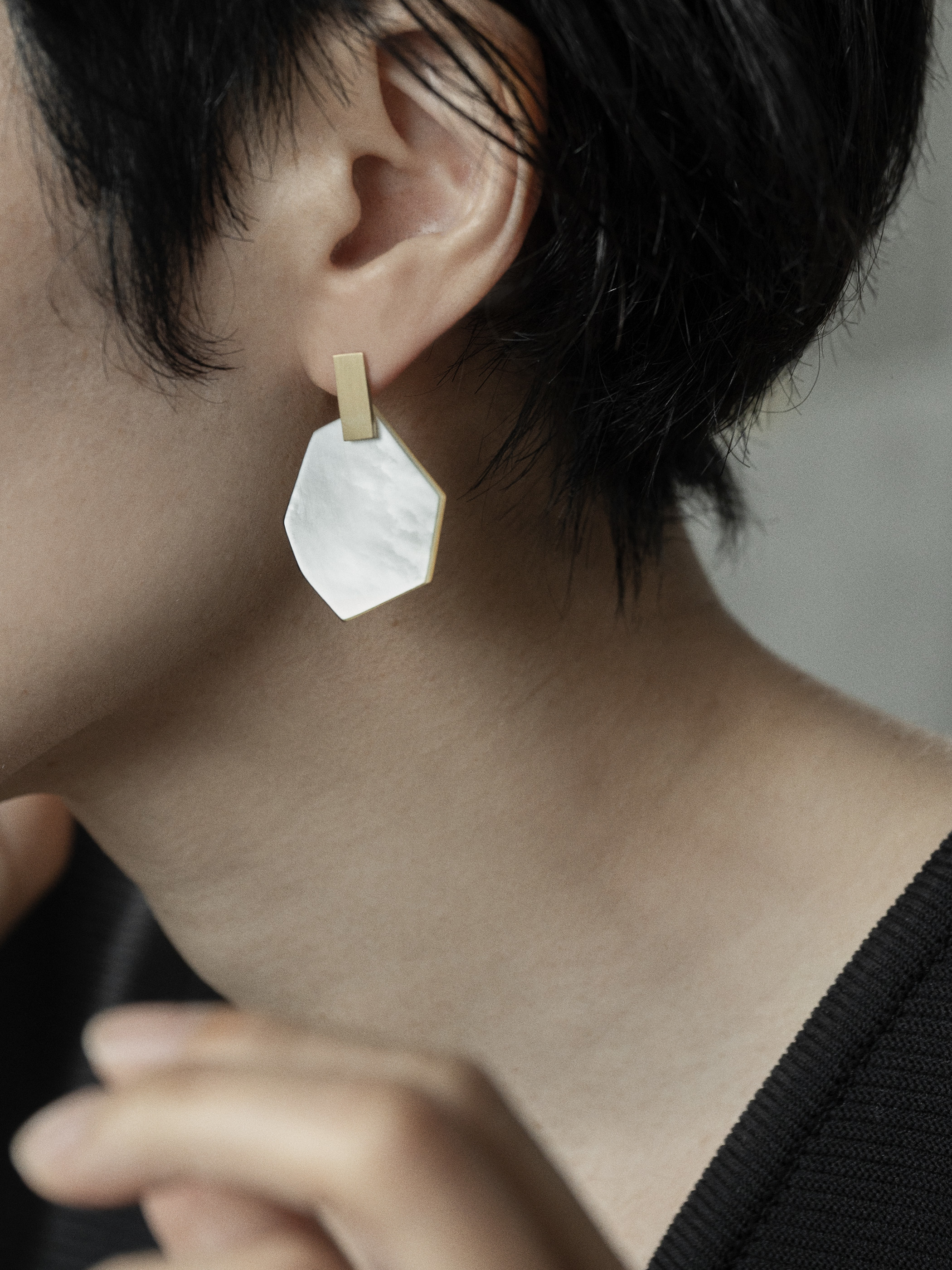 CANDY 白蝶貝 ピアス