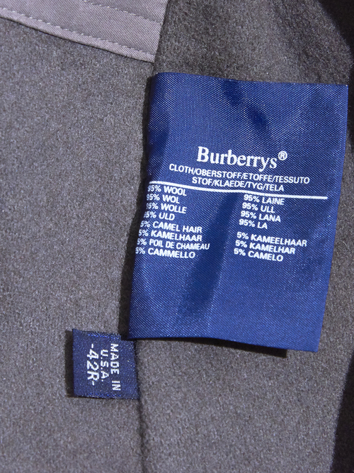 1990s "Burberrys" peach skin trench coat -GREYGE-