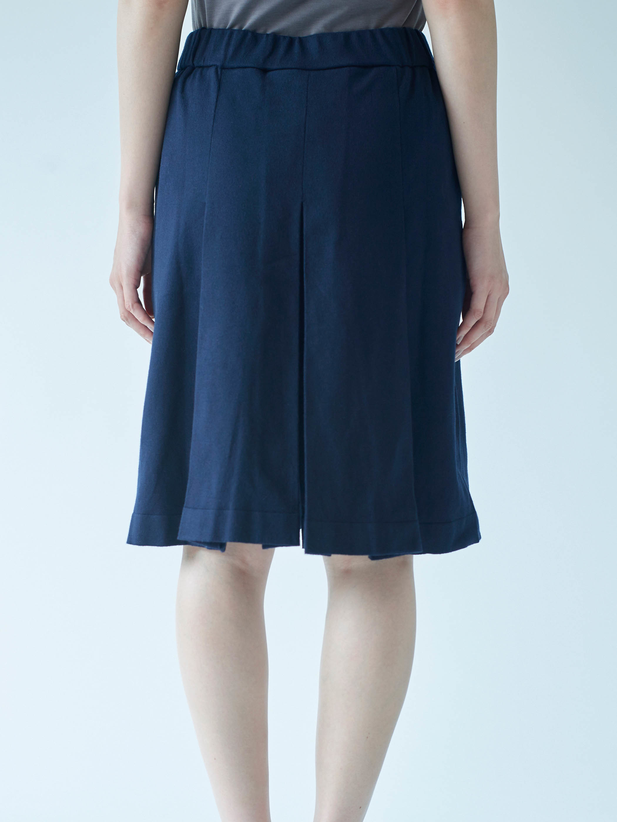 Work Wear collection Women’s Culotte Skirt Navy(キュロットスカート・ネイビー) - KNITOLOGY