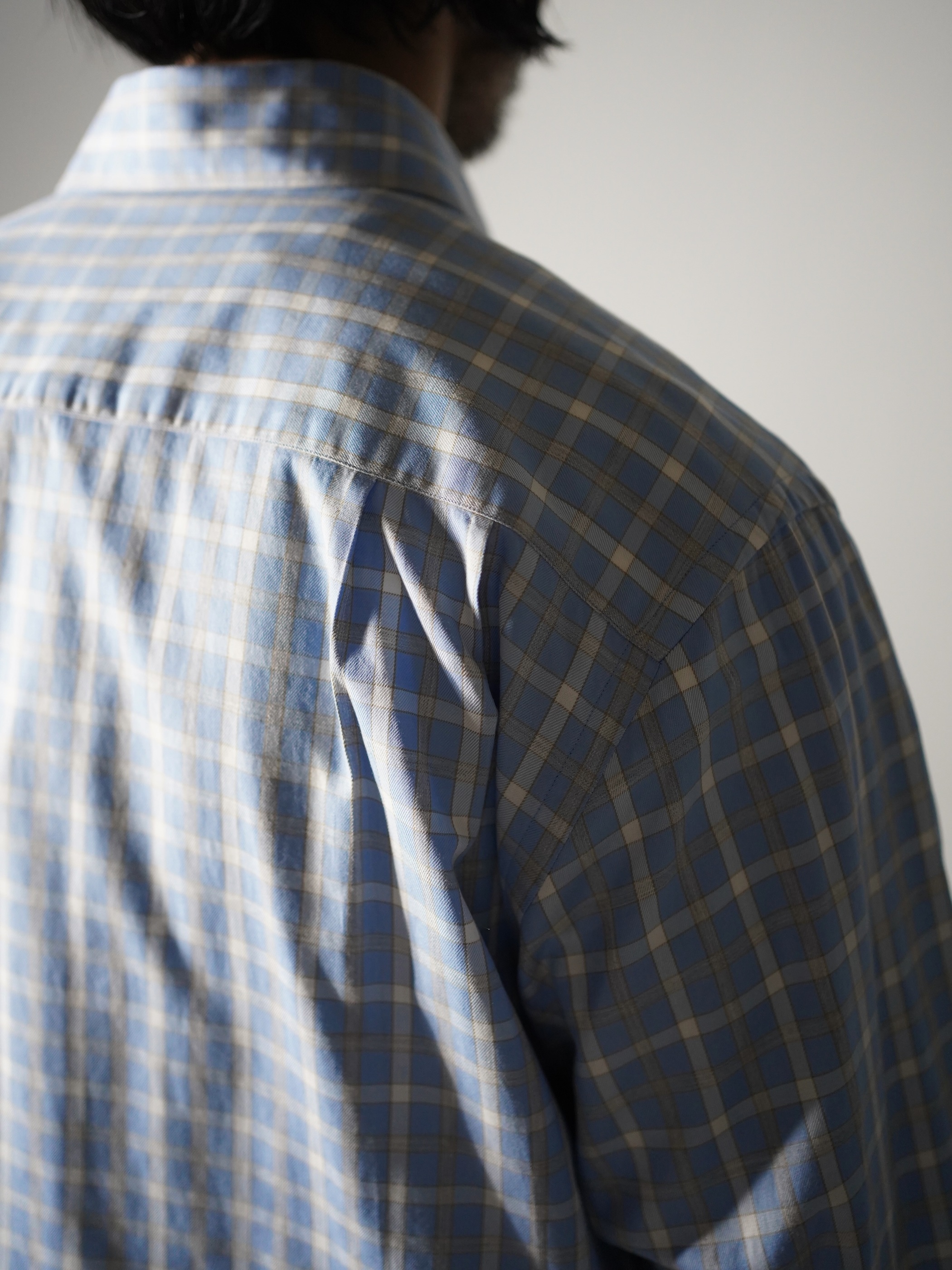 Ermenegildo Zegna Cotton 隠しB.D. dress shirt / Made in Turkey