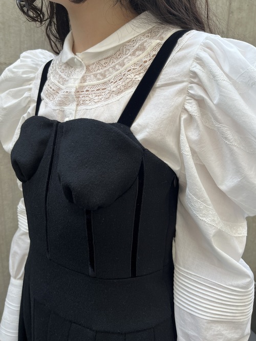 【9月下旬お届け商品】corset-style dress
