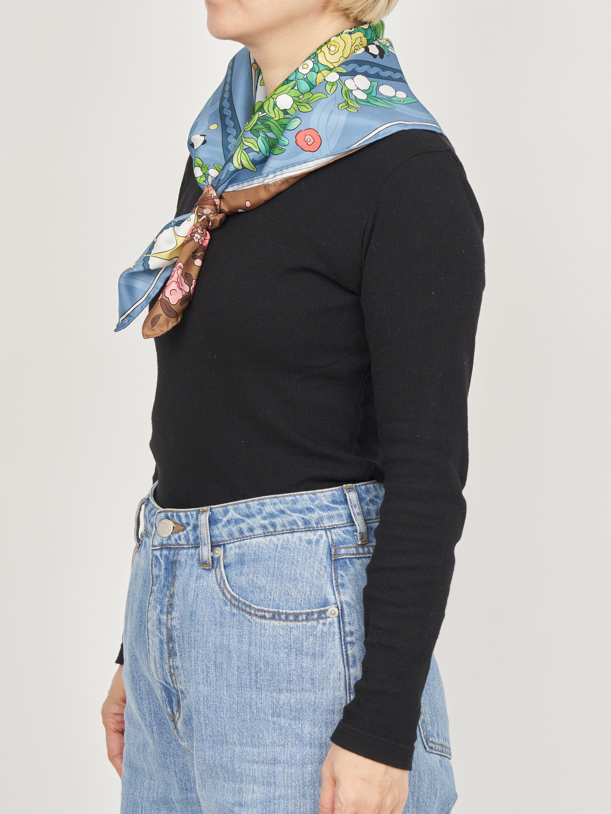 【受注商品】panda world scarf・COLORFUL
