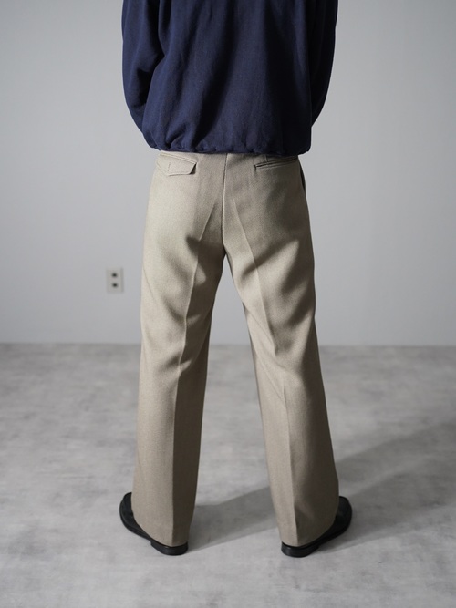 1980-90's 2tuck dress trousers