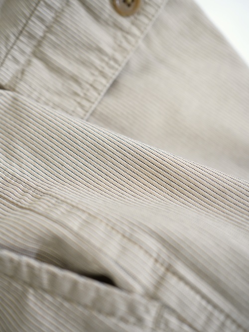 00's BANANA REPUBLIC Cotton stripe trousers / Made in India