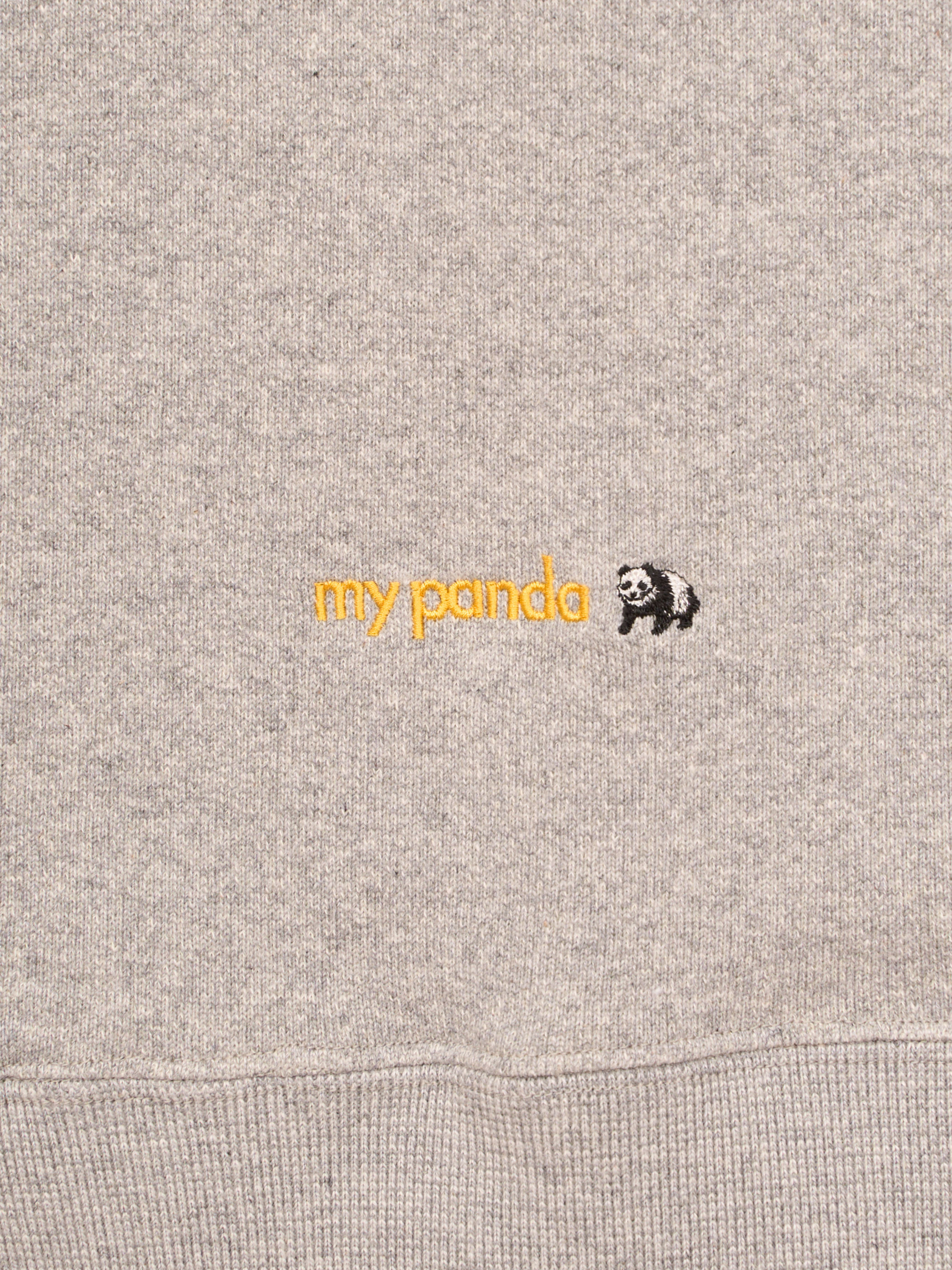 【受注商品】half zip sweat shirt・GRAY