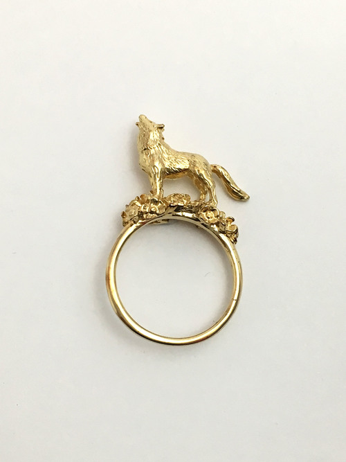 WOLF RING GOLD