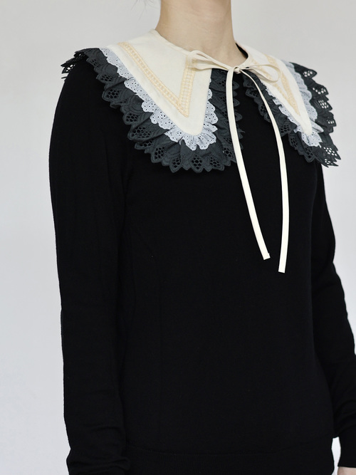 lace frill collar - overlace