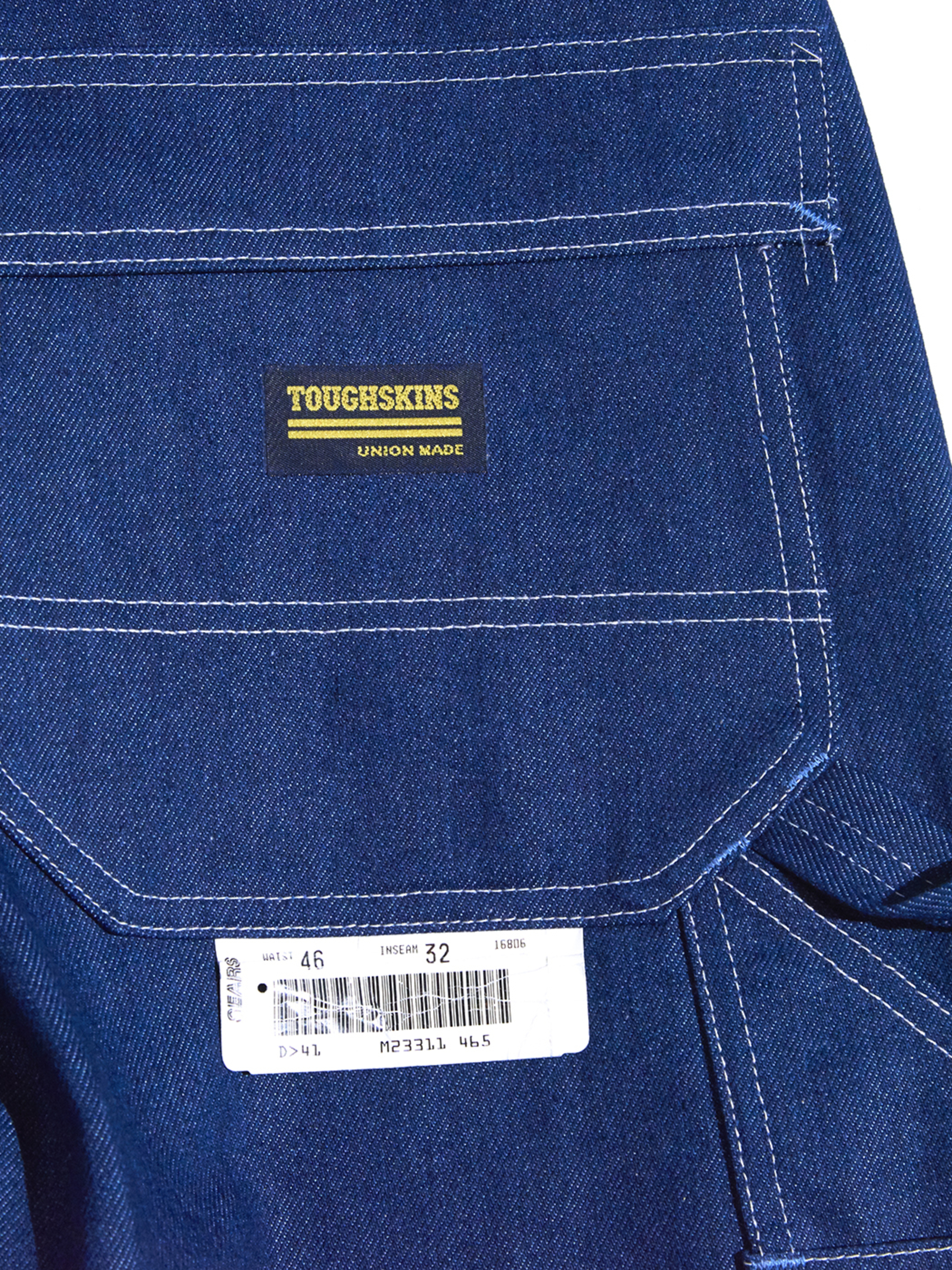 1990s NOS "SEARS" custom tuck denim pants -INDIGO- <SALE¥25000→¥20000>