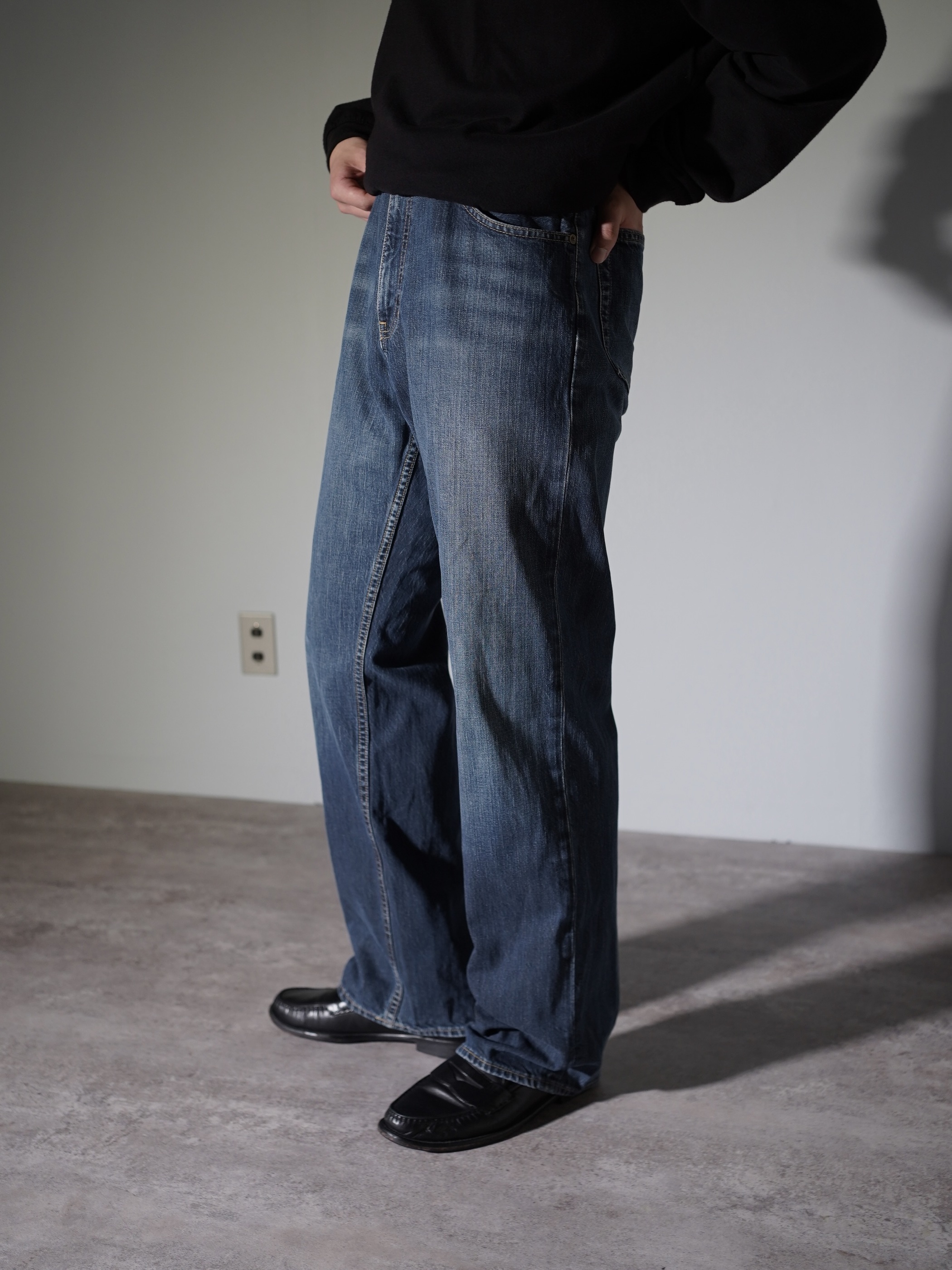 1990-00's GAP Loose fit Denim pants / Made in Mexico of US fabric