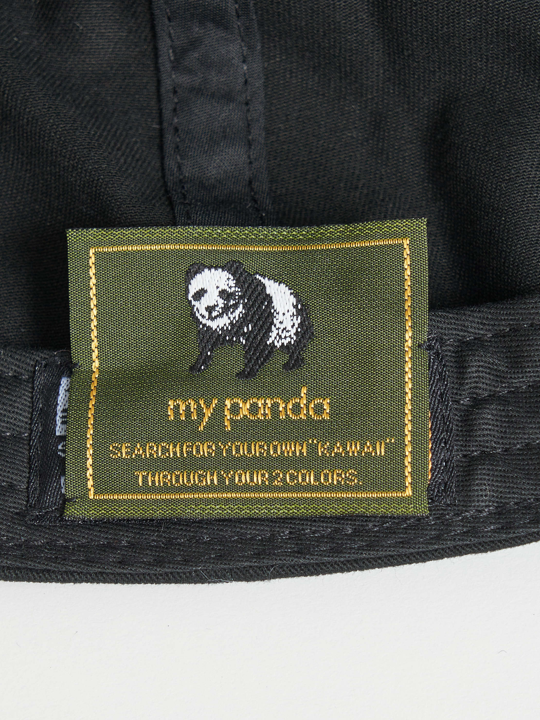 panda cap・BLACK