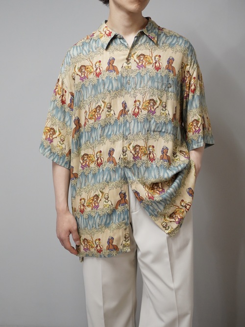 1990's Pierre Cardin Rayon aloha shirts