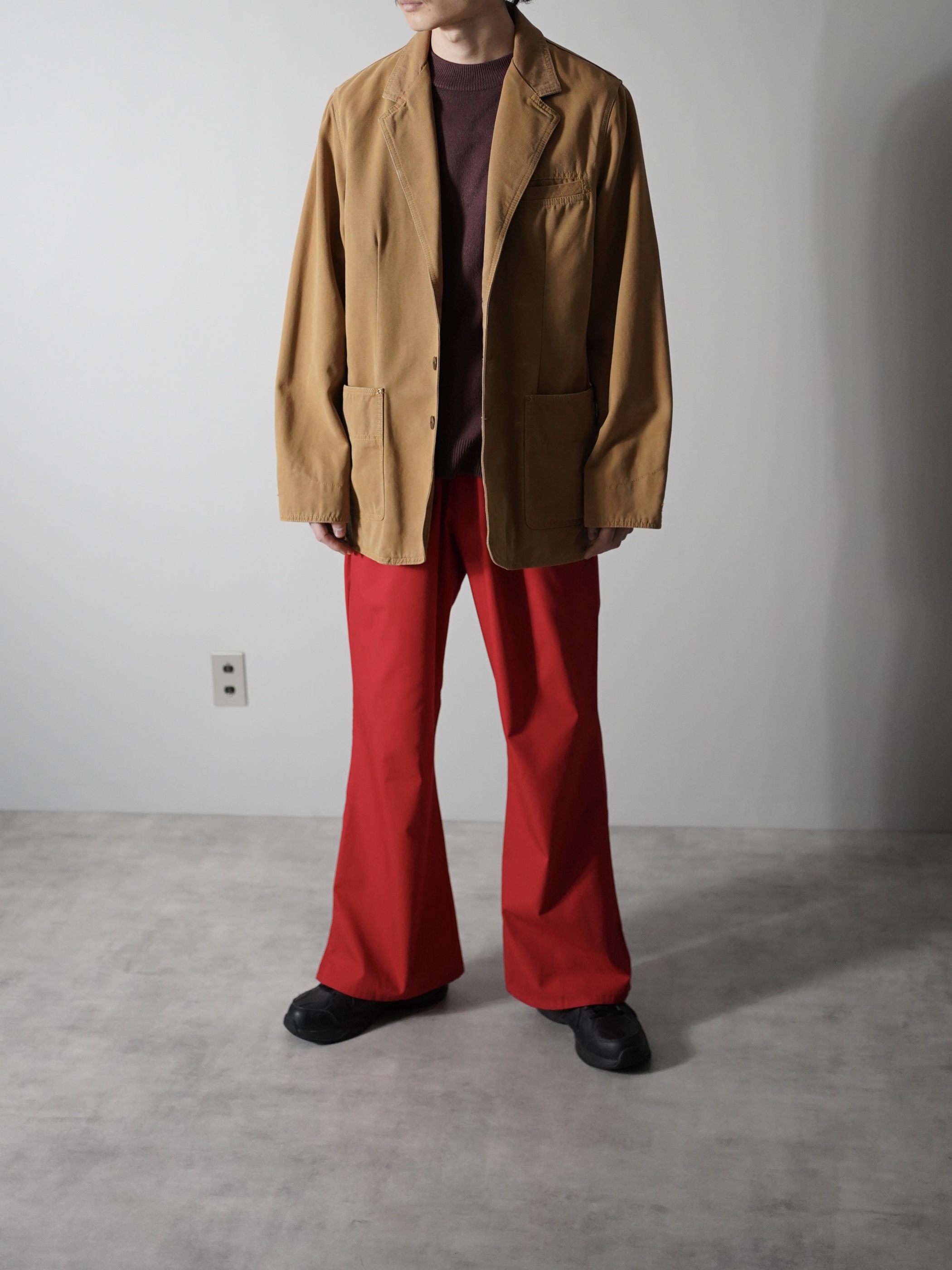 1980's ~ THE TERRITORY AHEAD Cotton casual tailored jacket / Made in Hong Kong