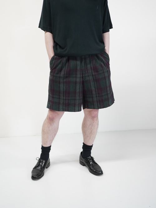 1990's THOMSON NATURALS Cotton 2tuck slacks shorts