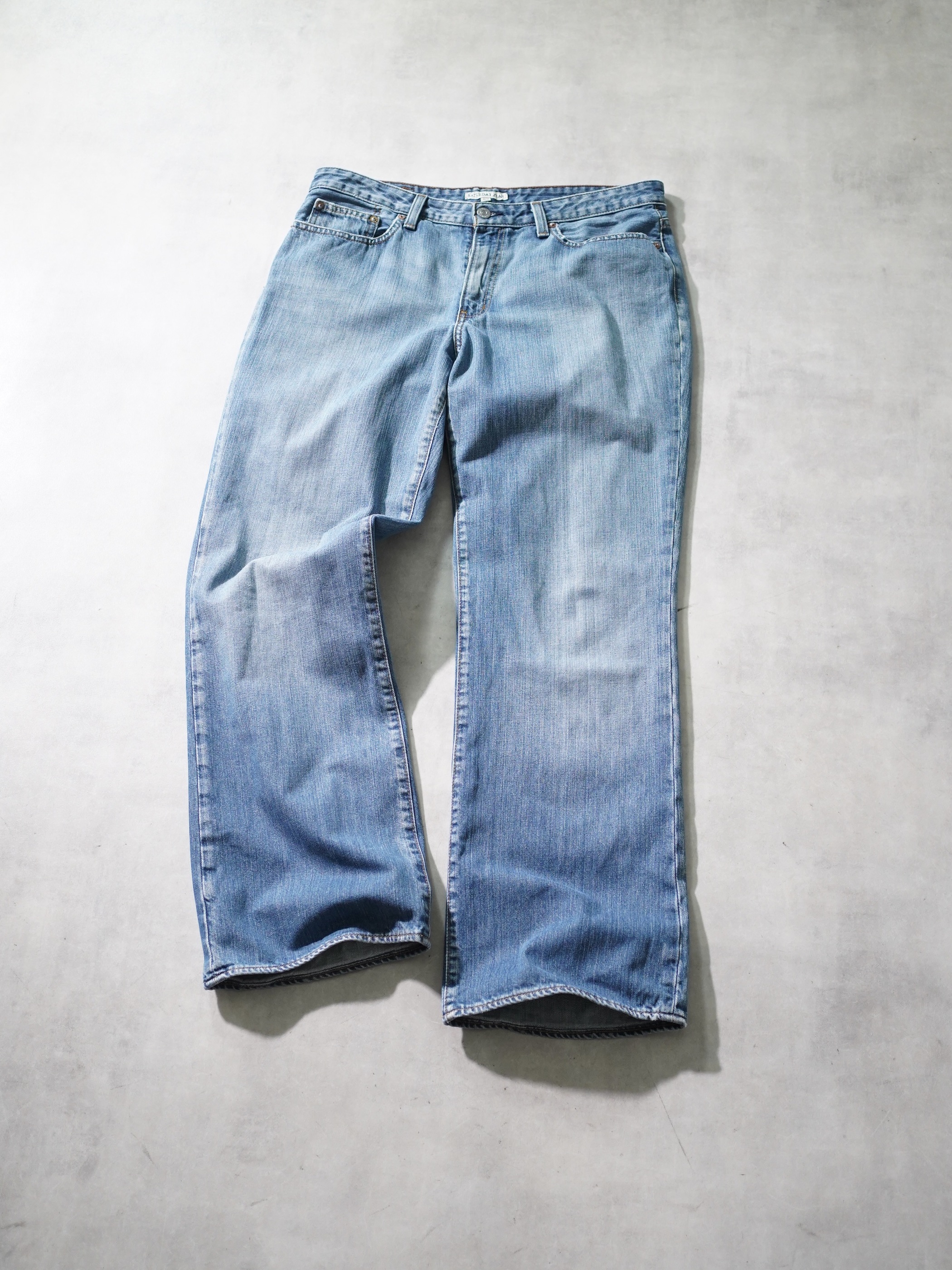 POLO JEANS COMPANY "Saturday jeans" denim pants/Made in Mexico