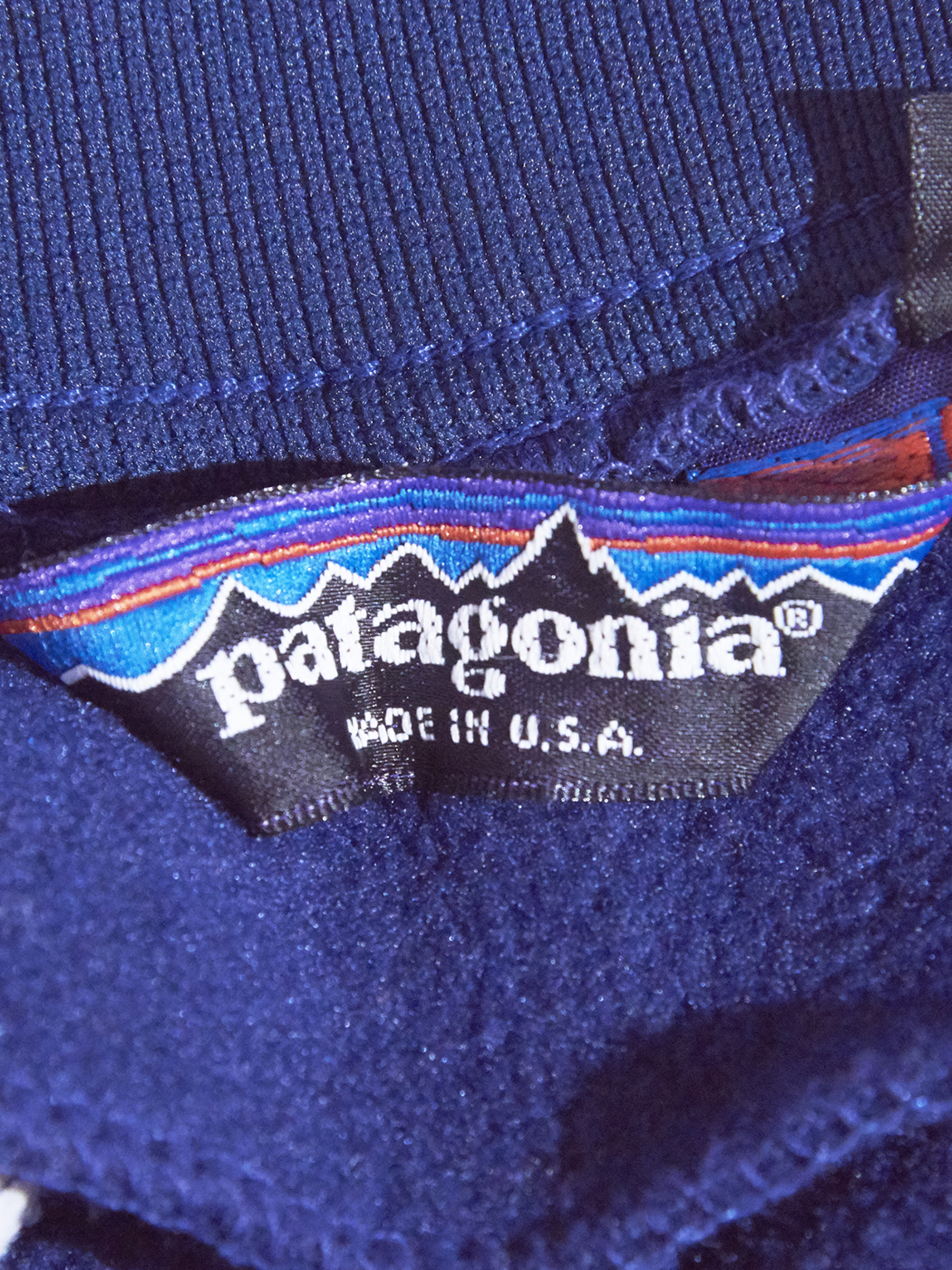 1980s "patagonia" fleece easy pants -NAVY-
