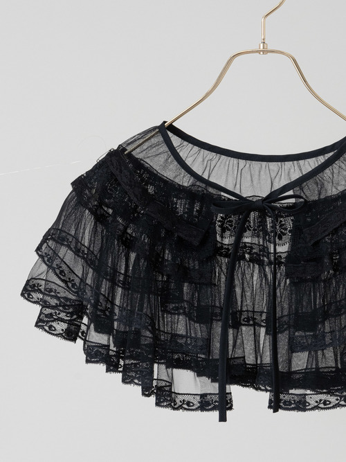 【3月お届け商品】tulle frill collar