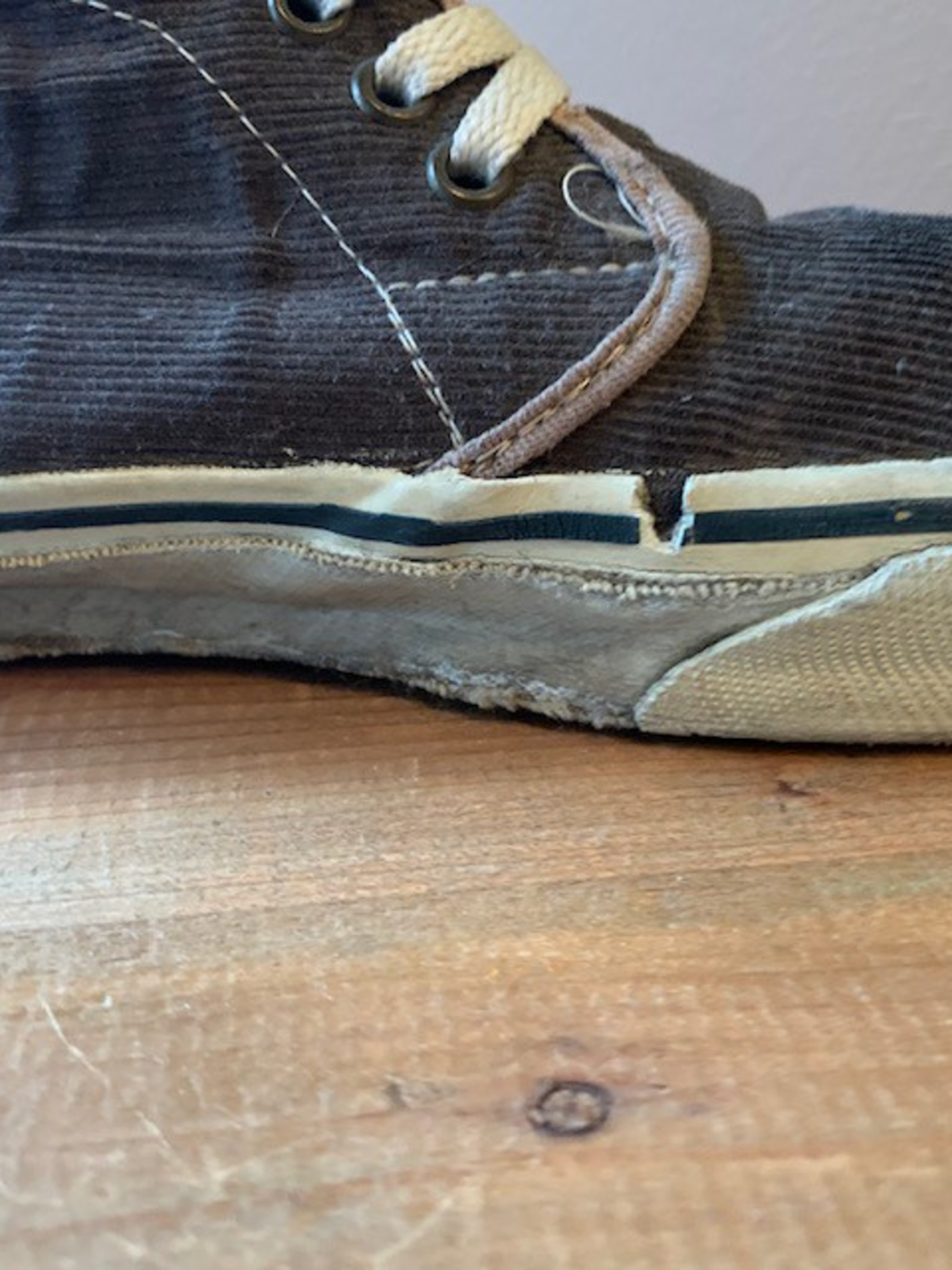 90s Vans コーデュロイ チャッカスニーカー Snak Houyhnhnm S