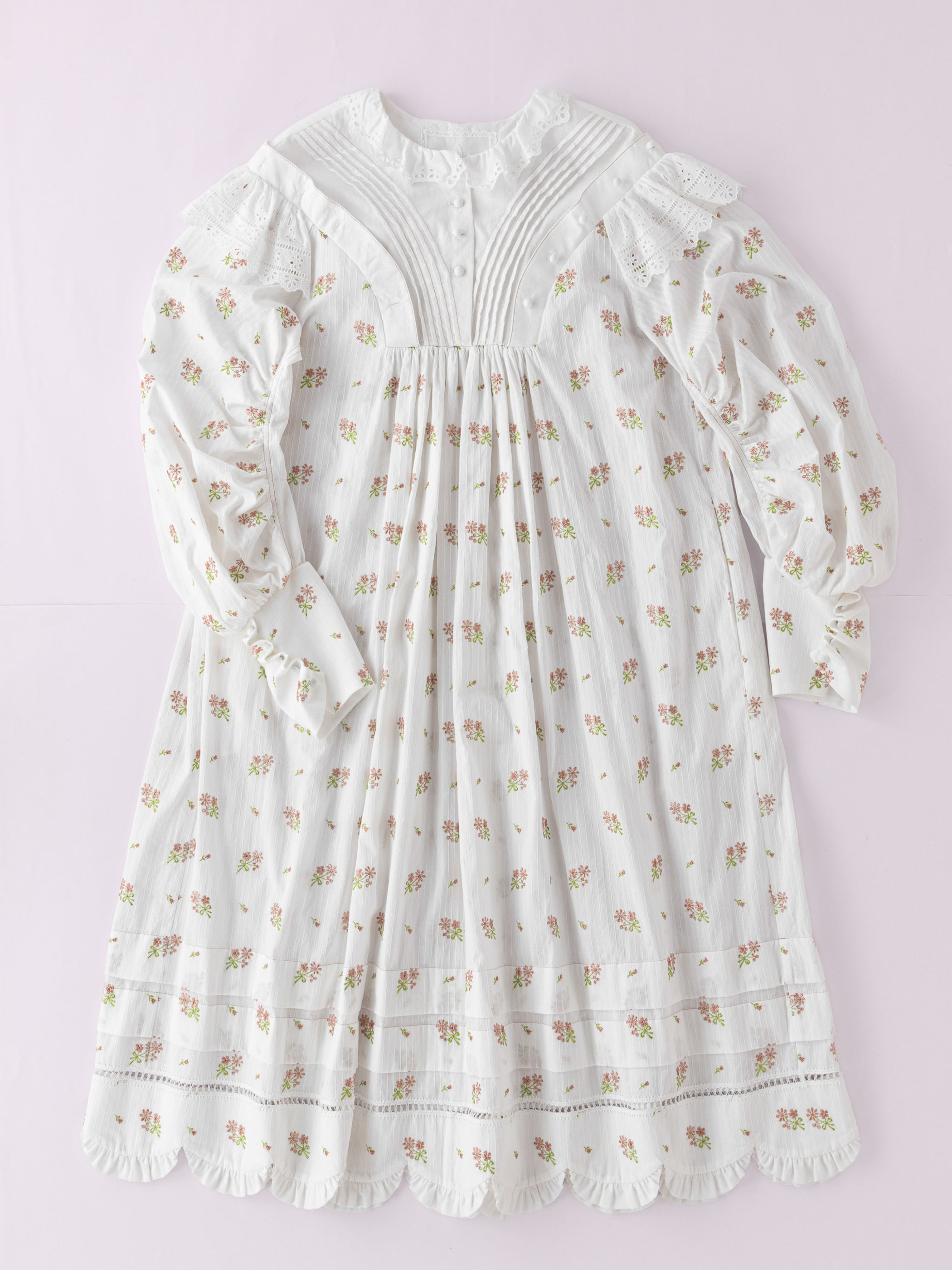bouquet embroidery recollection dress