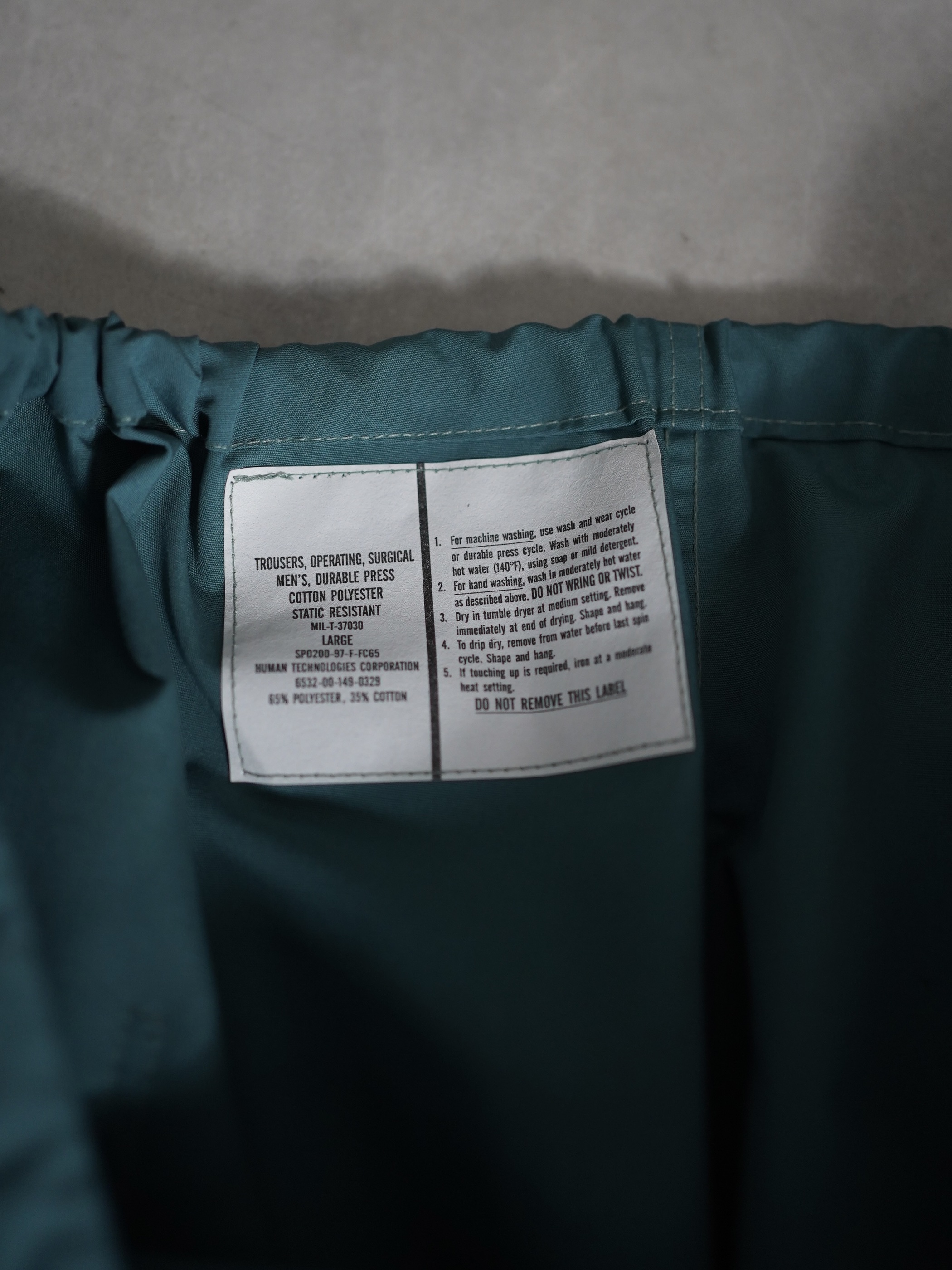US Military Surgical Operating Trousers 