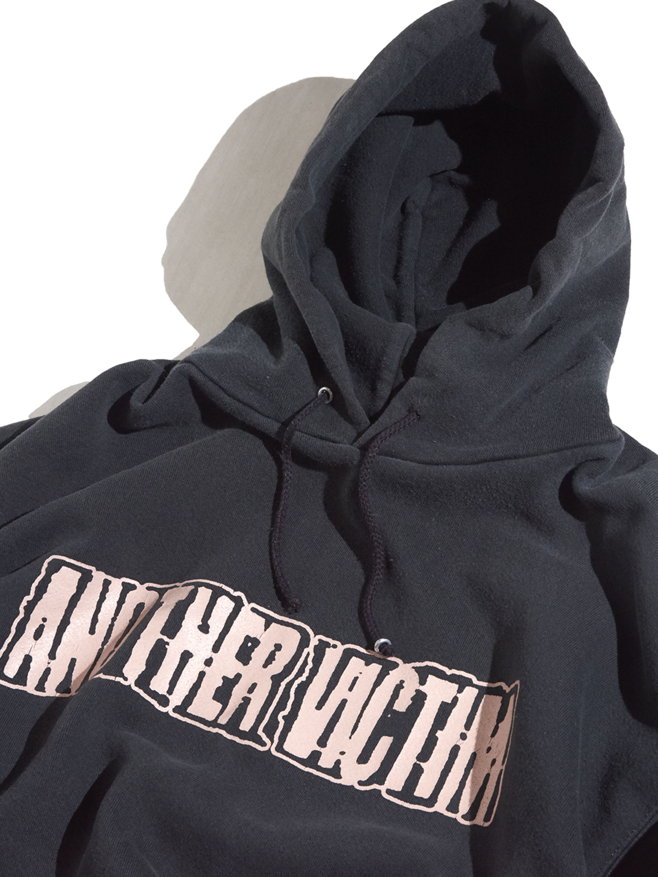 2000s "ANOTHER VICTIM" sweat hoodie -BLACK-