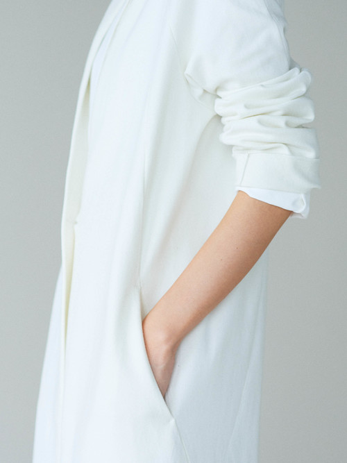 Work Wear collection Women's Coat White (コート・ホワイト)