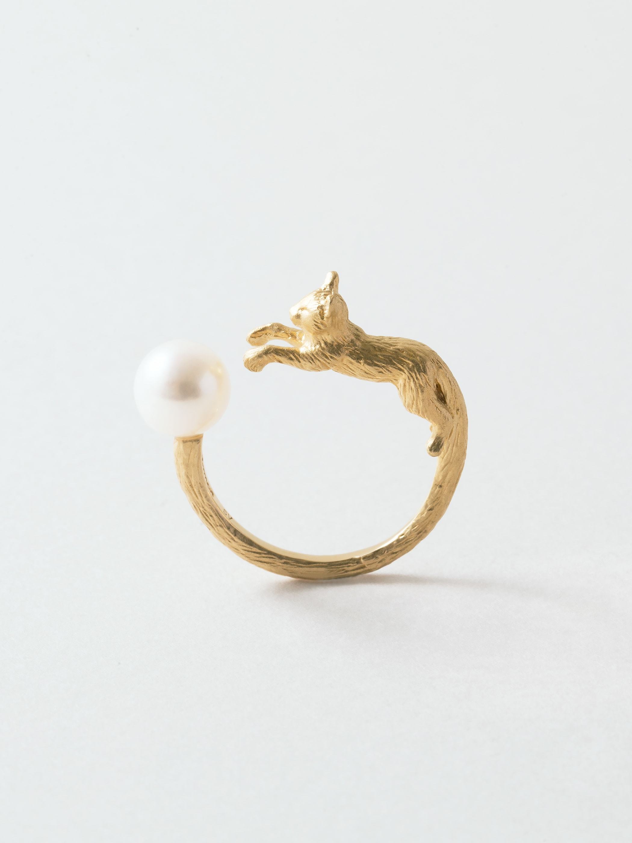 CAT & PEARL RING - simmon official WEB SHOP