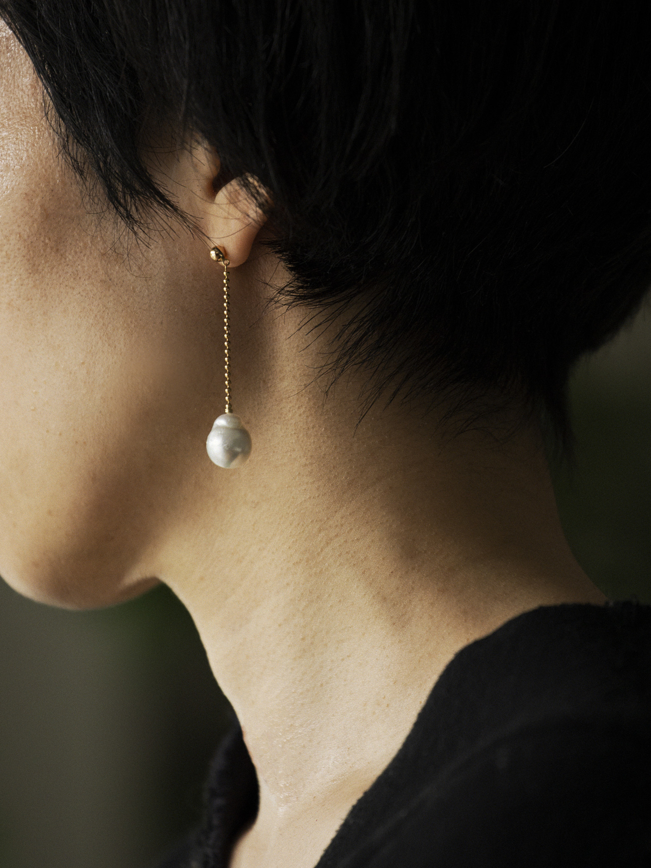 Baroque pearl バロックパール バロックパール ピアス - su official online shop