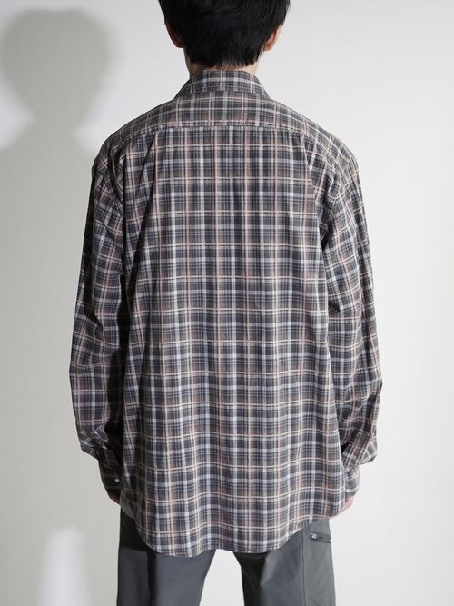 1990's Calvin Klein Cotton Elastane L/S check shirt