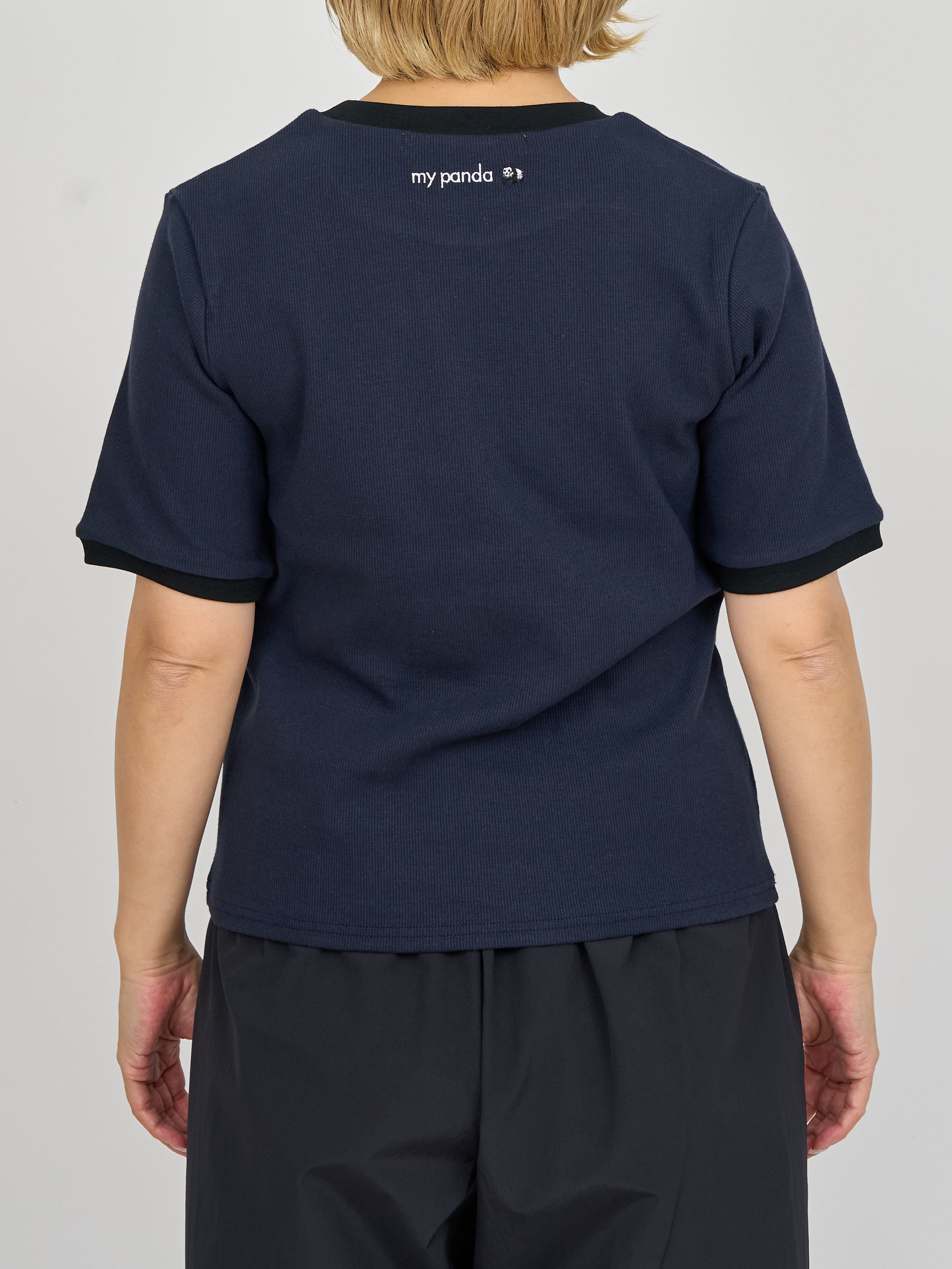 【受注商品】ringer t-shirt・NAVY