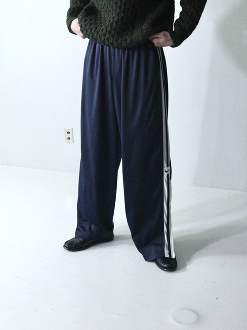 00's NIKE Side line&logo jersey track pants