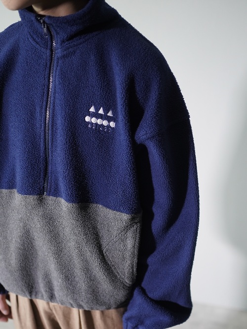 1990's Diadora SOCCER Fleece half-zip pull tops