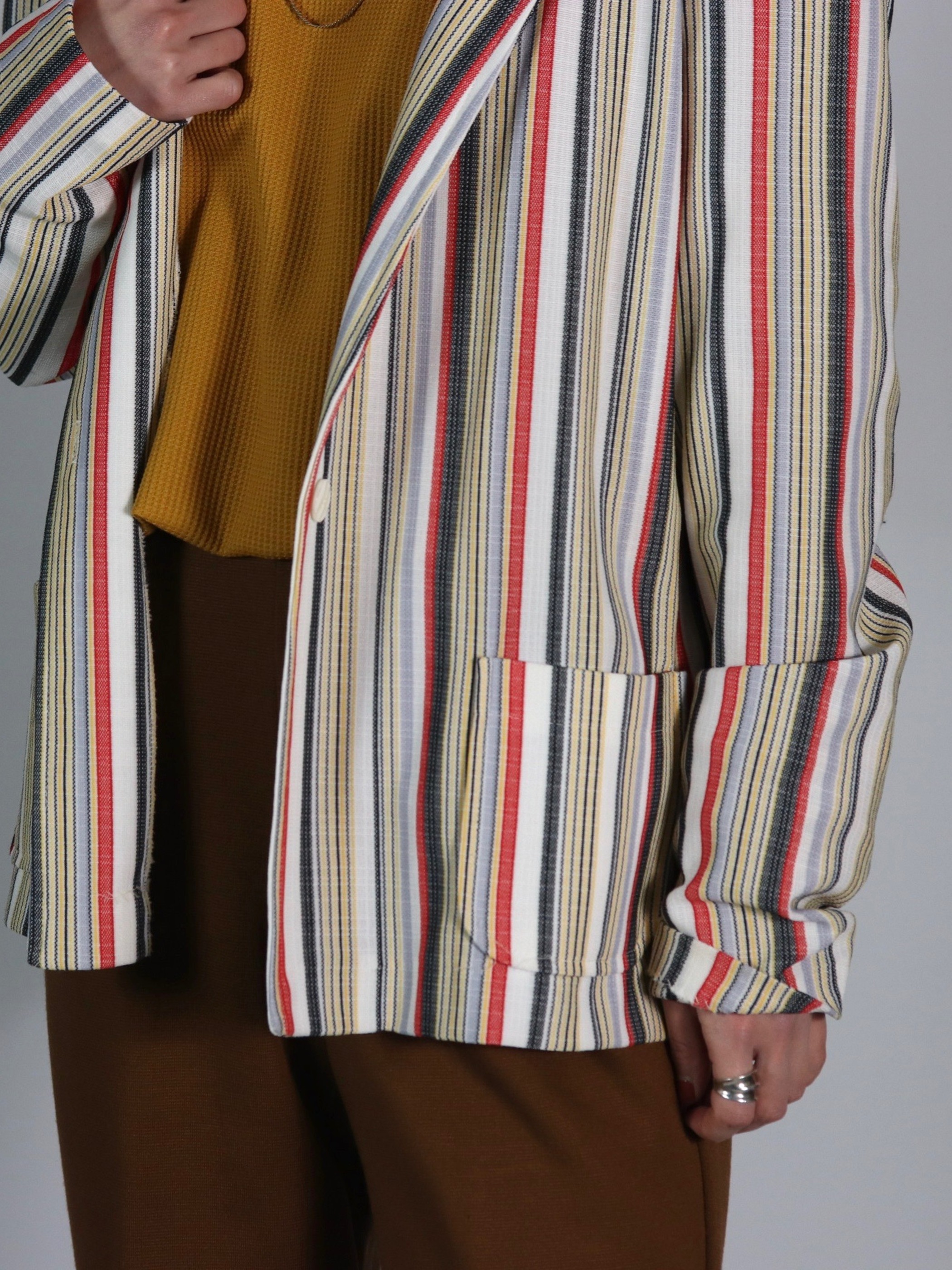 mulch stripe tailored jacket