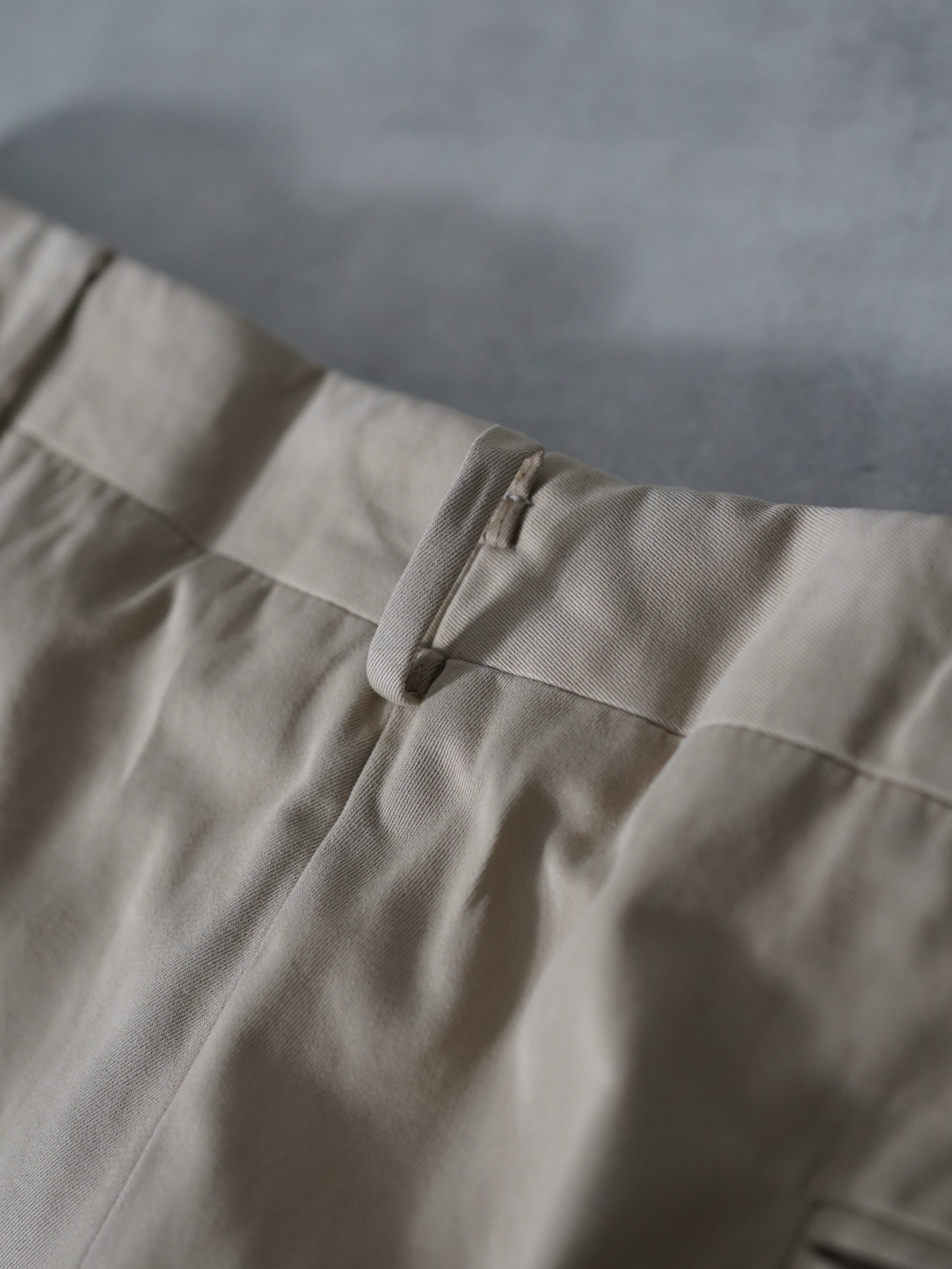 1990's Polo by Ralph Lauren 2tuck Cotton trousers / Made in Italy