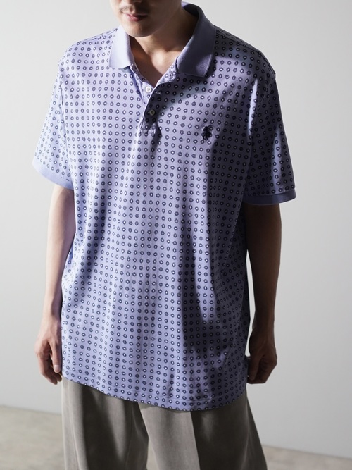 POLO RALPH LAUREN Smooth cotton flower pattern Logo polo shirts
