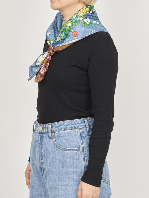 【受注商品】panda world scarf・COLORFUL
