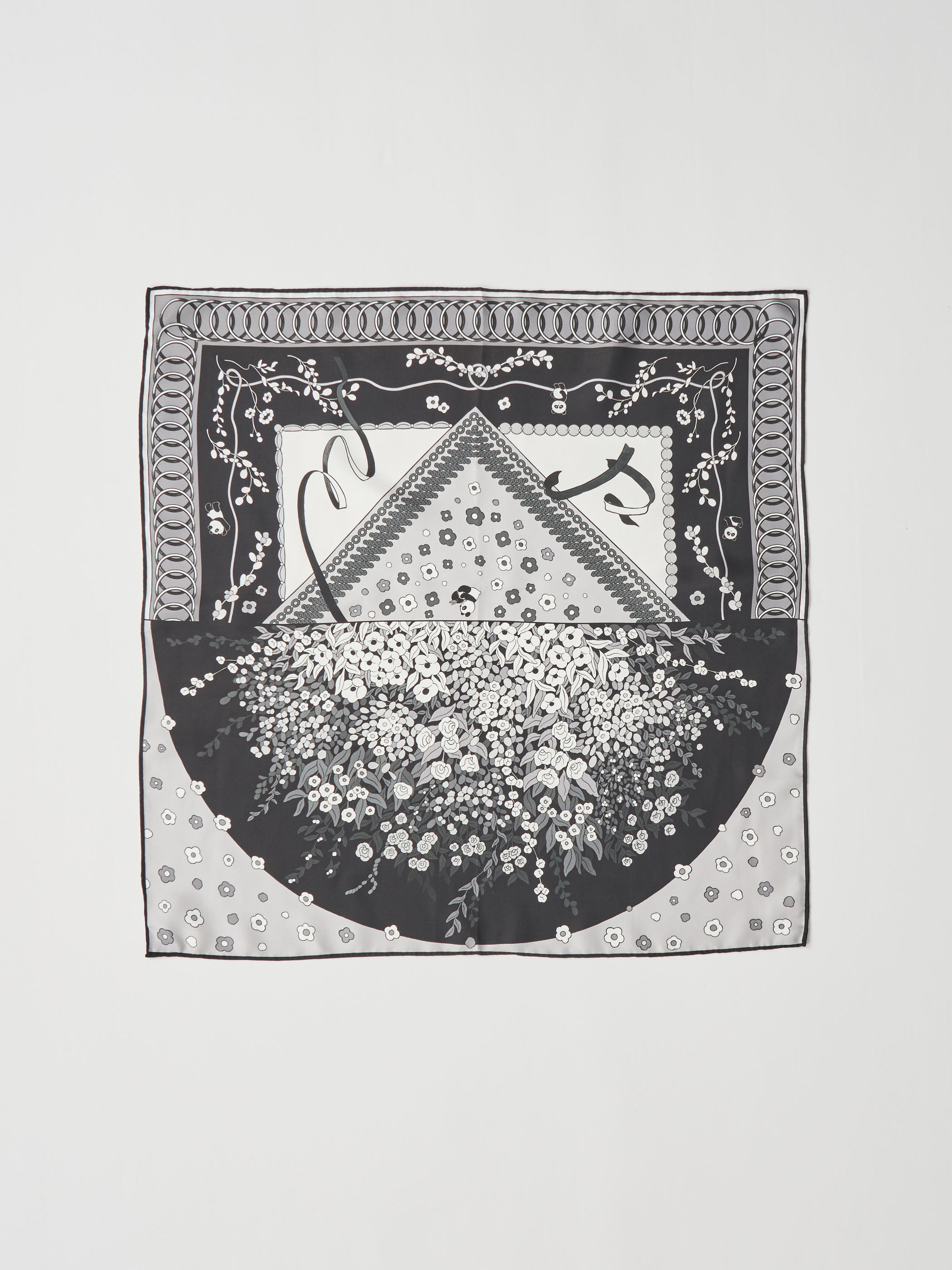 【受注商品】panda world scarf・MONO