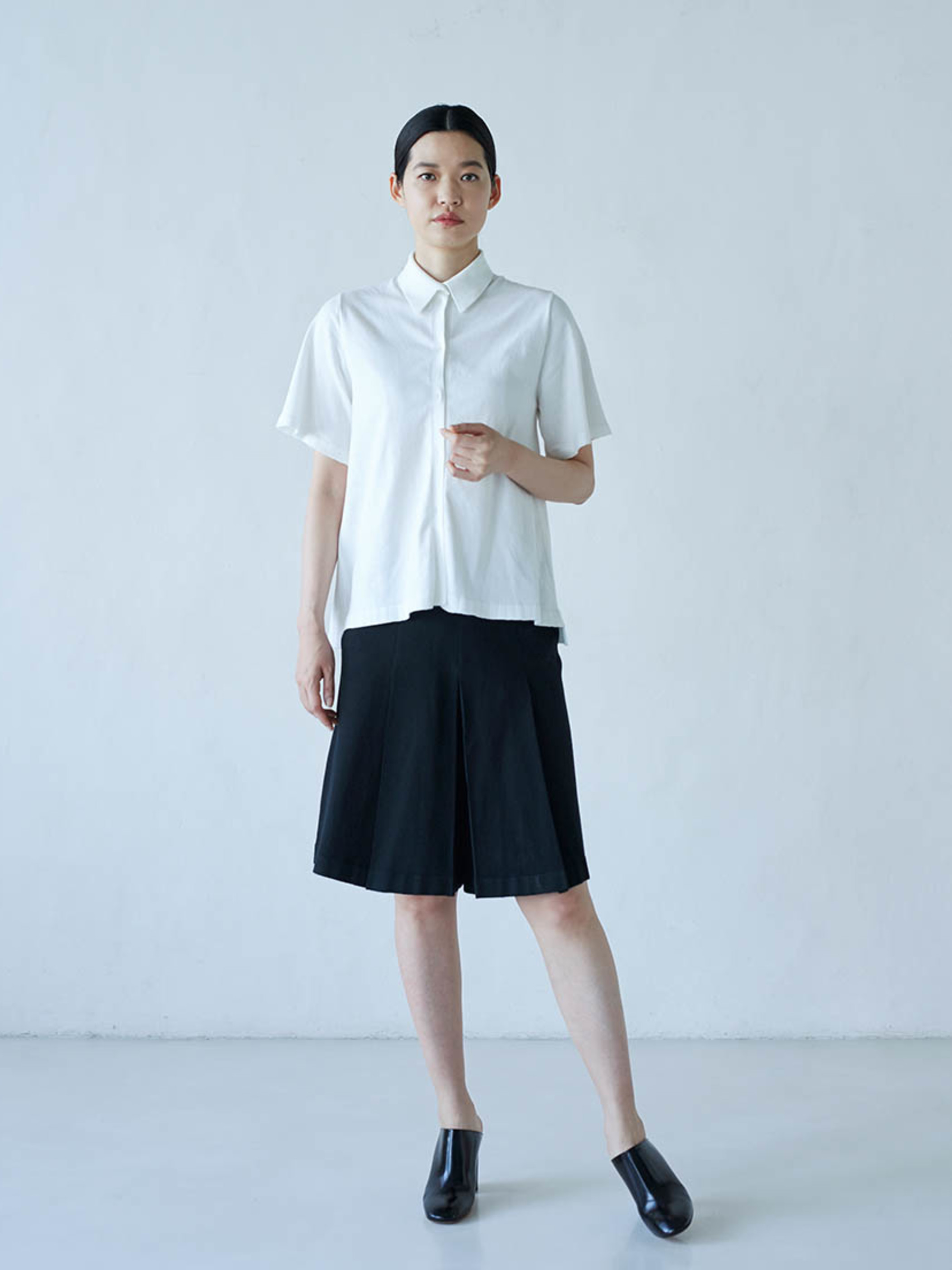 Work Wear collection Women's Summer Shirts　White(サマーシャツ・ホワイト)