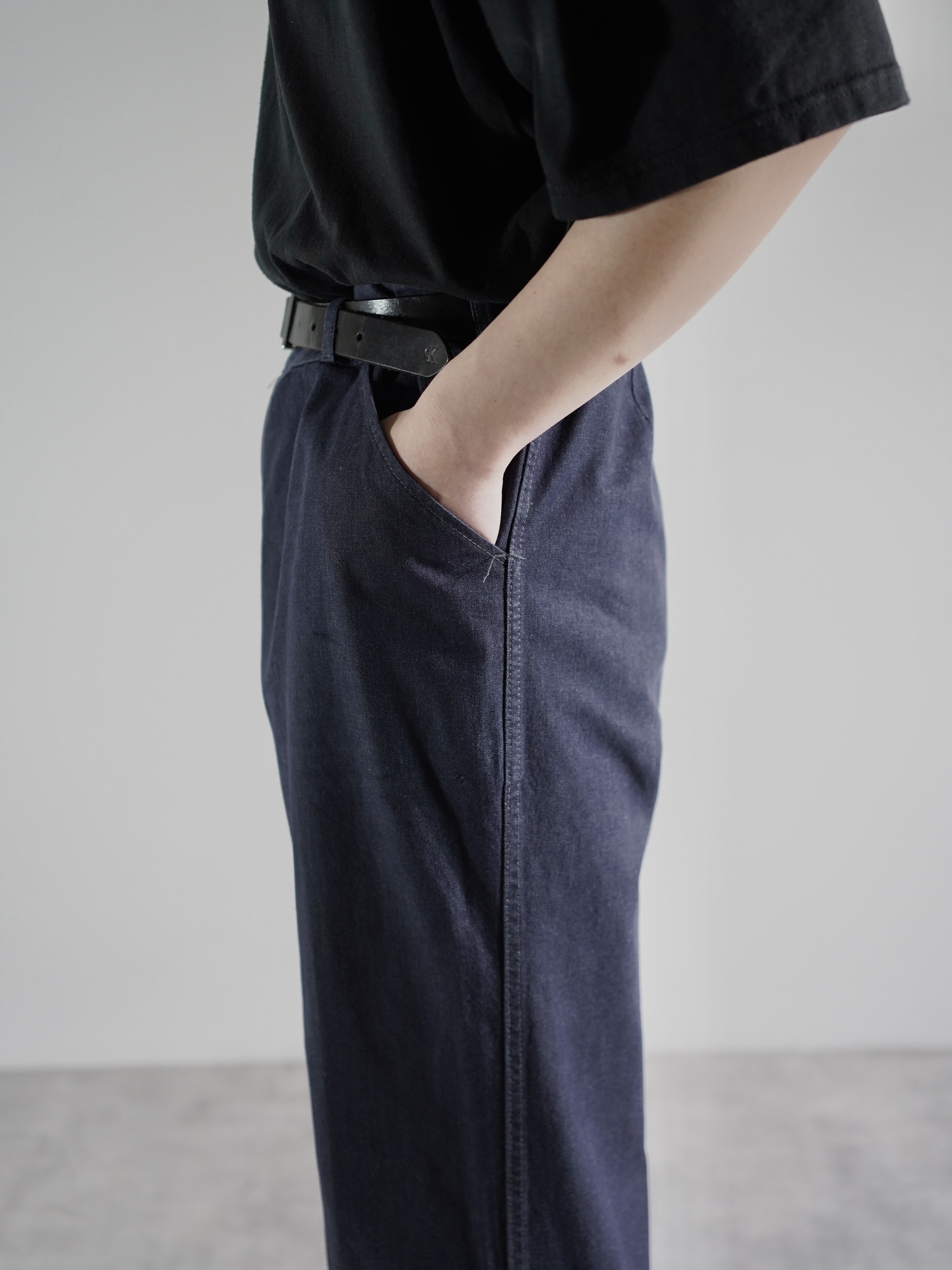 1980's- Euro Vintage tuck Twill Work pants / Garment Dye
