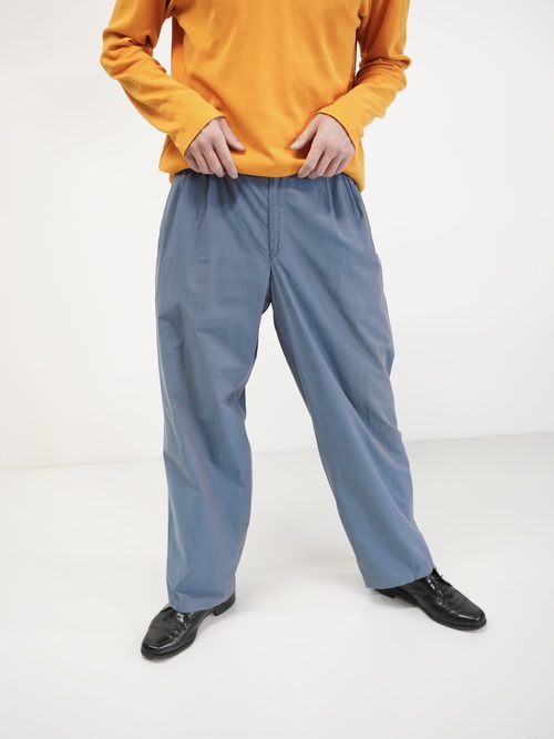 1980's~ Lindbergh Viscose Poly 玉蟲 2tuck slacks