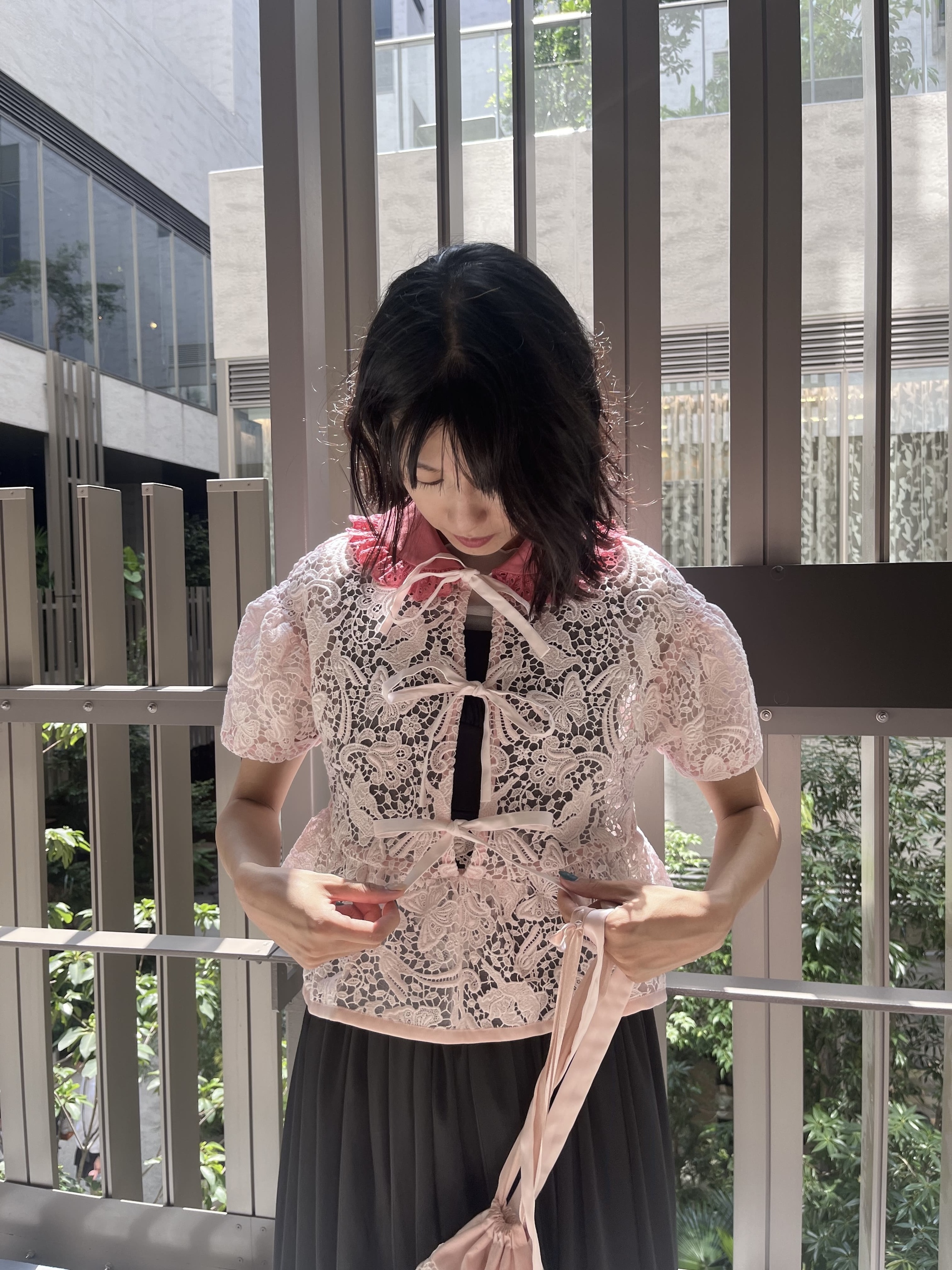 【3月お届け商品】utopia lace blouse