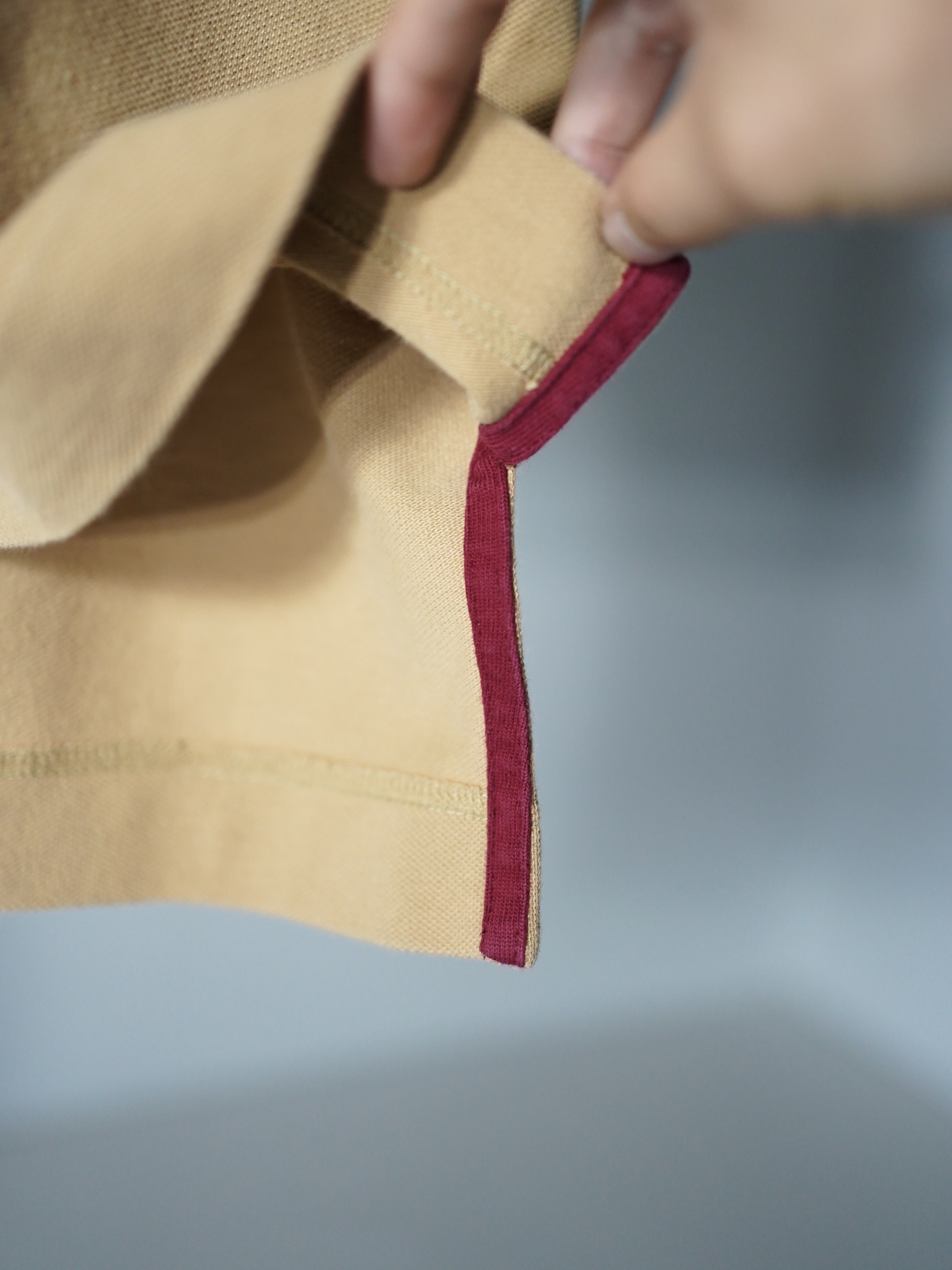 1990's nautica 1point polo shirt / Made in Hong Kong
