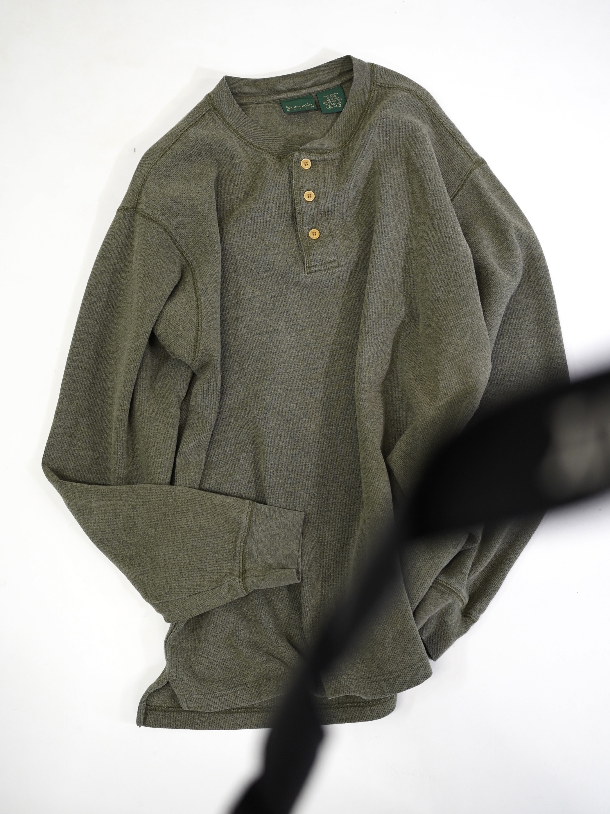 Scandia WOODS Cotton Henry-neck Thermal / Made in India