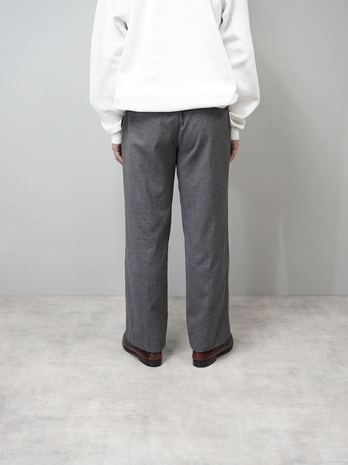 CANALI × DA POZZO ELIO 2tuck dress trousers / Made in Italy
