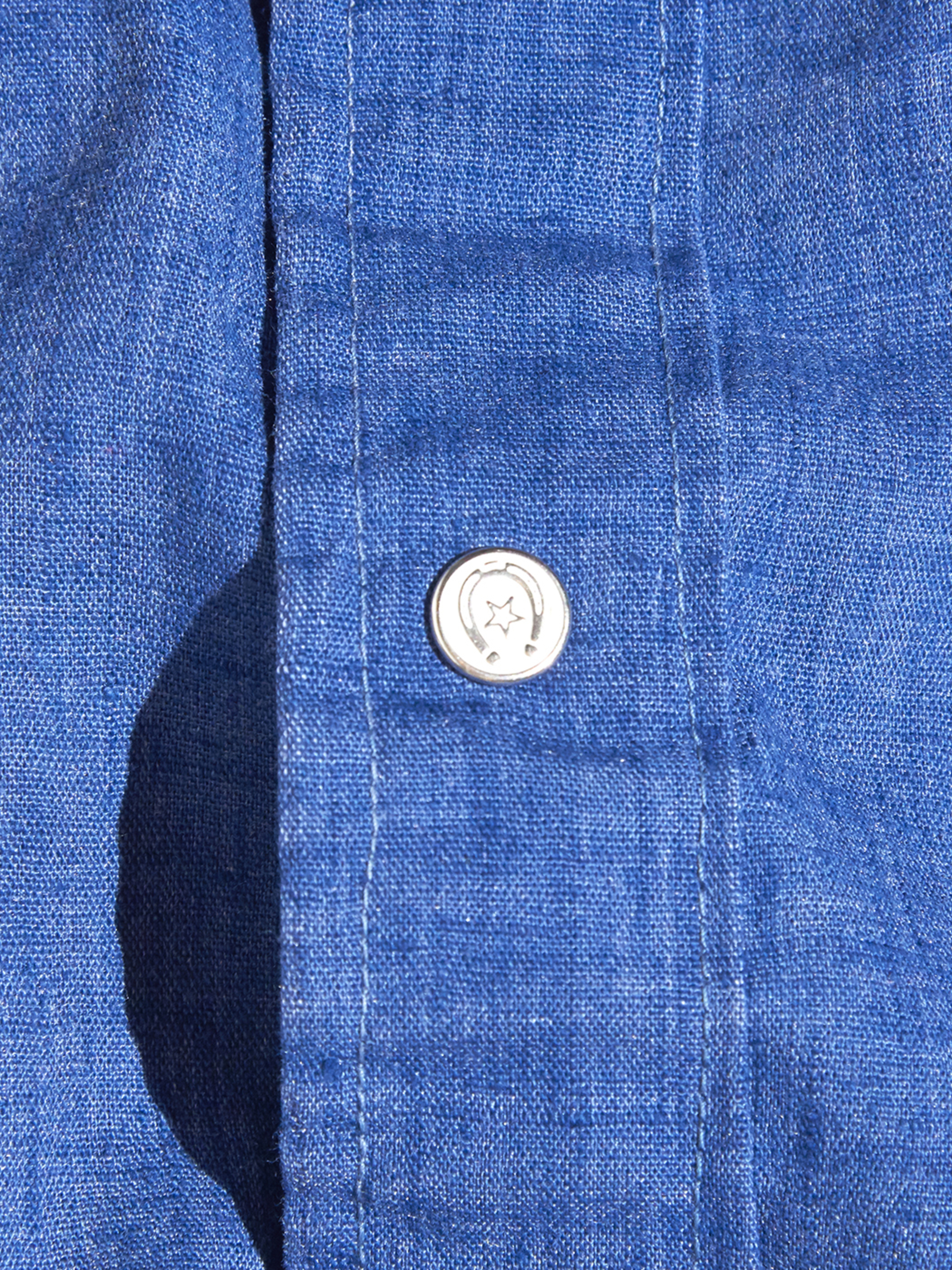 1960s "unknown" denim western shirt -BLUE- <SALE¥25000→¥20000>