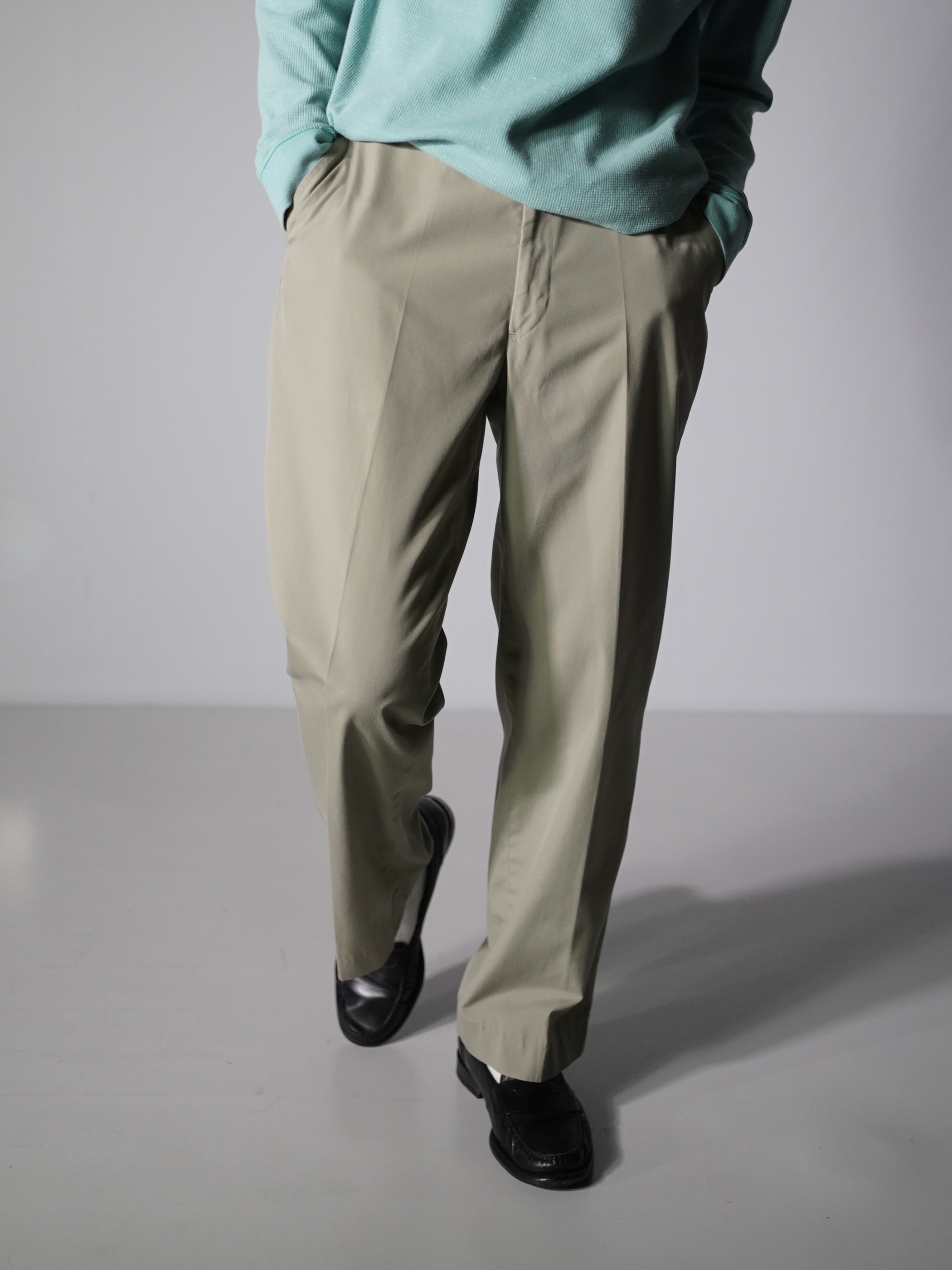 1980~90's L.L.Bean cotton poly Broad cloth Chino pants