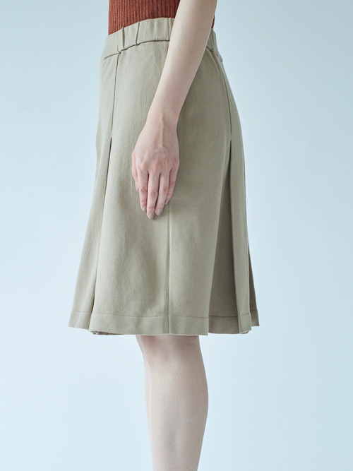 Work Wear collection Women’s Culotte Skirt Beige(キュロットスカート・ベージュ)
